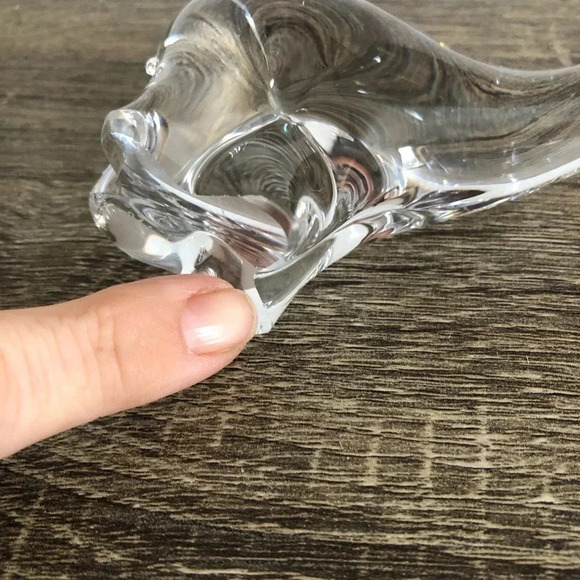 Vtg Hand Blown Art Glass  Polar Bear - Picture 12 of 12